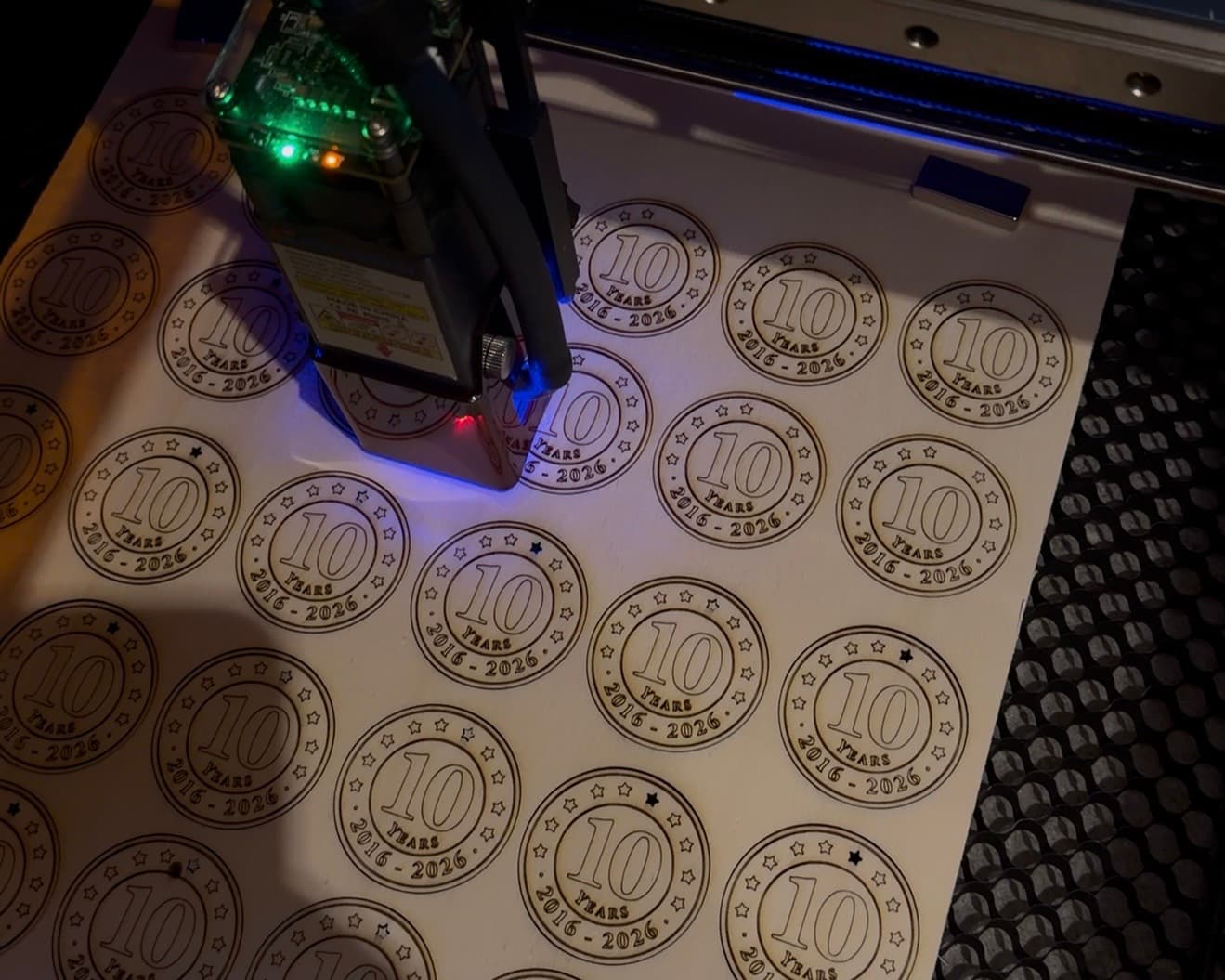 Holzjetons mit Individuallogo